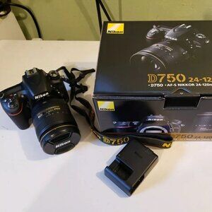 Nikon D750 24.3 MP Digital SLR Camera w/ ED N 24-120mm VR Lens